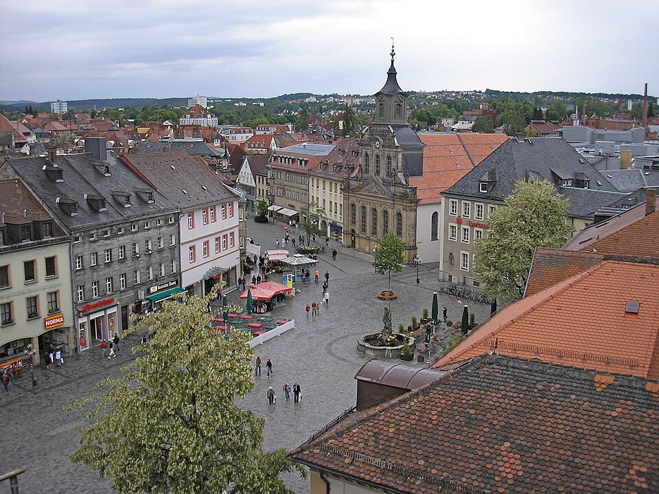 Stadtansicht von Bayreuth in Bayern – Umzugsunternehmen und Umzugsfirmen vor Ort finden