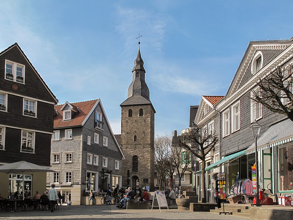 Stadtansicht von Hattingen in Nordrhein-Westfalen – Umzugsunternehmen und Umzugsfirmen vor Ort finden