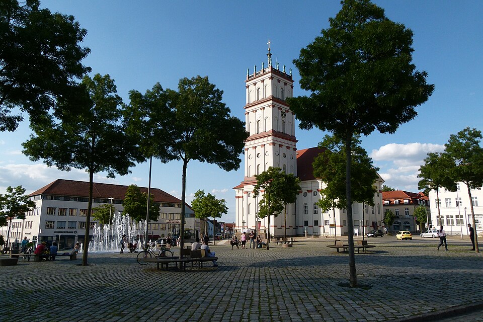Stadtbild Neustrelitz, Mecklenburg-Vorpommern – Umzugsfirmen und Umzugsservice in der Region