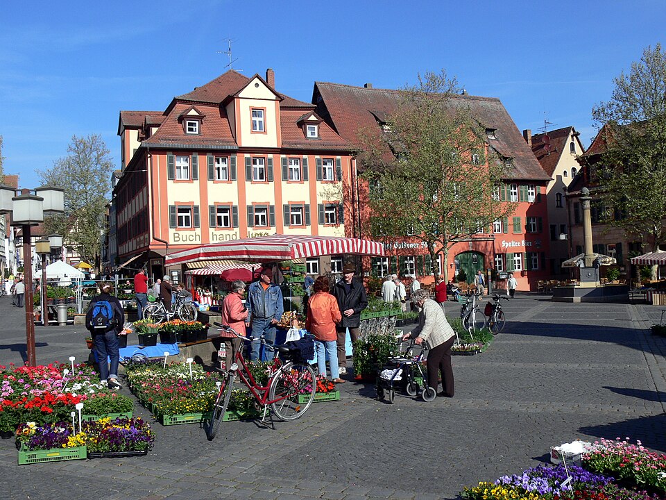 Stadtansicht von Schwabach in Bayern – Umzugsunternehmen und Umzugsfirmen vor Ort finden