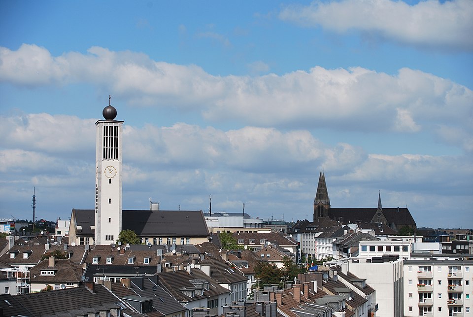 Stadtansicht von Solingen in Nordrhein-Westfalen – Umzugsunternehmen und Umzugsfirmen vor Ort finden
