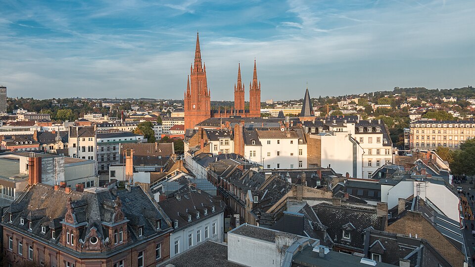 Stadtbild Wiesbaden, Hessen – Umzugsfirmen und Umzugsservice in der Region